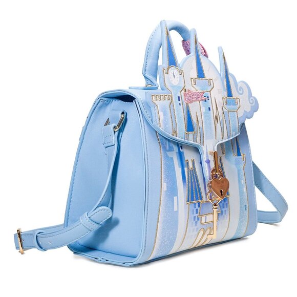 Danielle Nicole Disney Cinderella Royal Castle Crossbody Purse - Picture 3 of 8